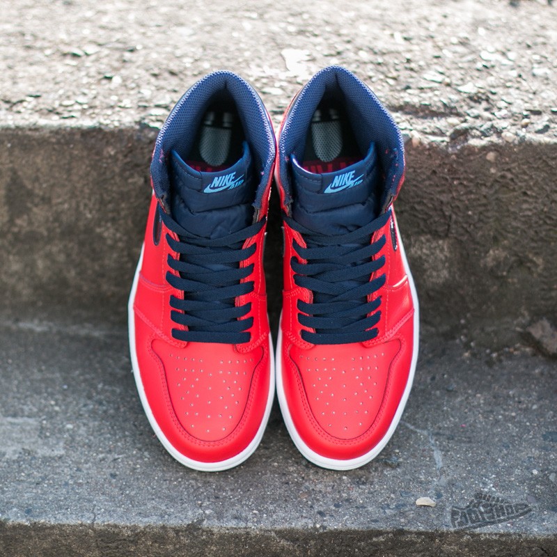 Dámské tenisky a boty Air Jordan 1 Retro High OG (BG) Light Crimson/ Mid Navy-University Blue-White