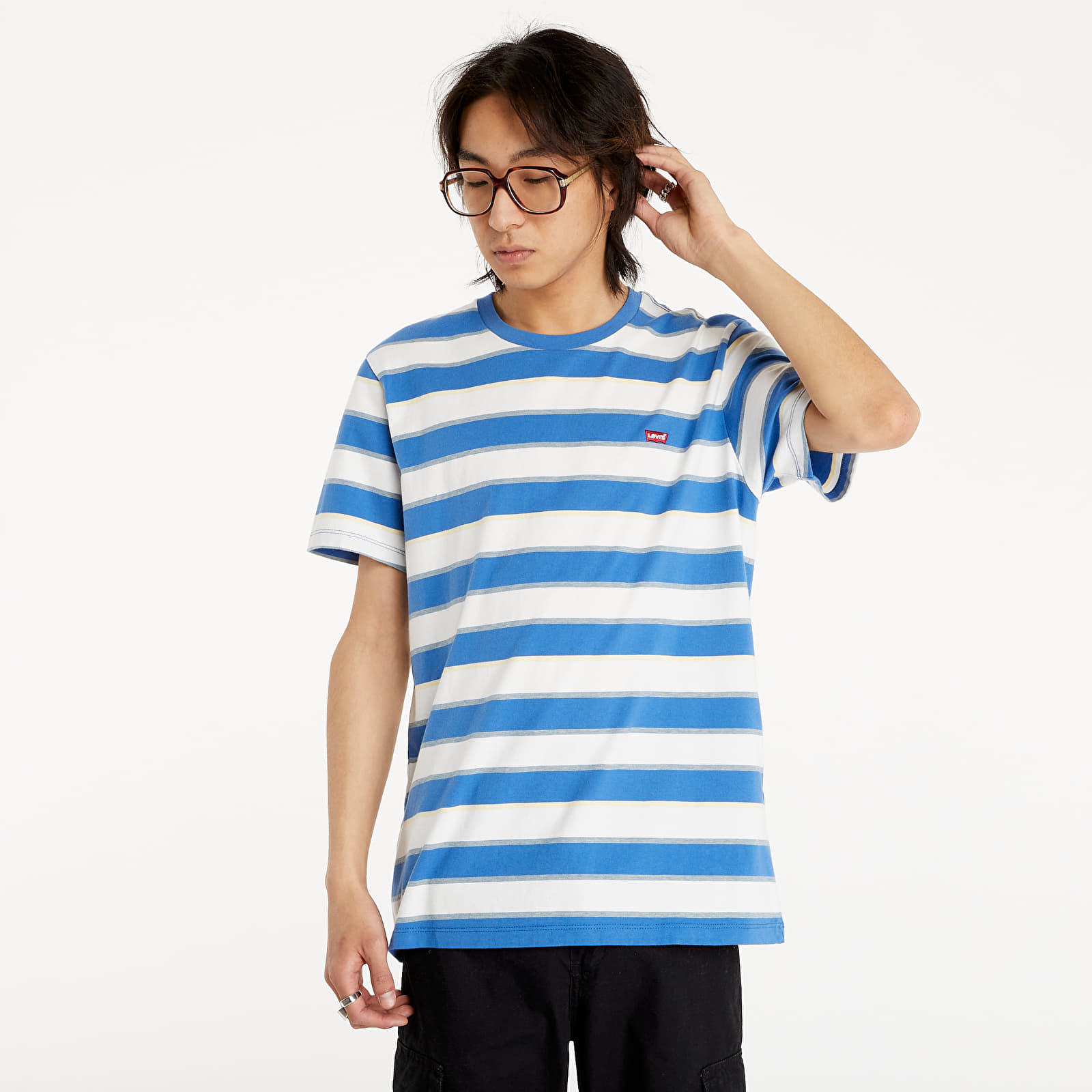 T-shirts Levi's® Stripes TEE Blue/ White