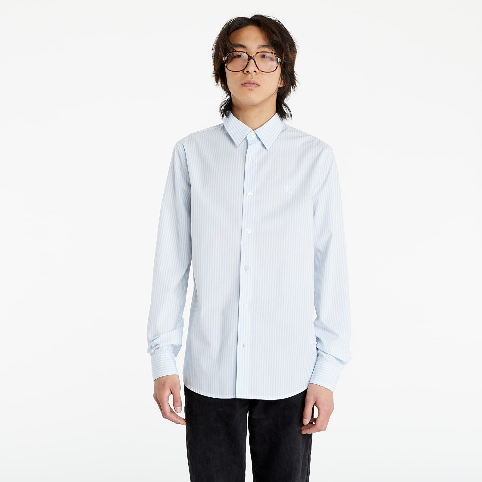 Hemden Calvin Klein Jeans Striped Shirt Chambray Blue