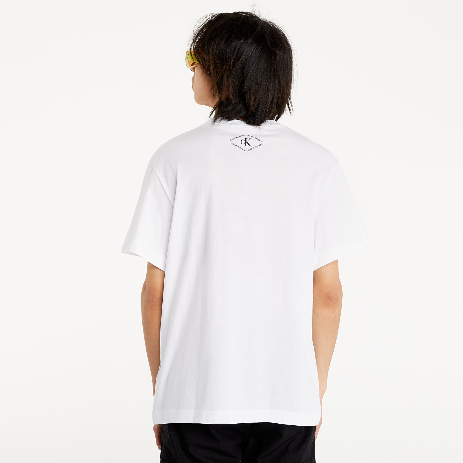 Pánská trička Calvin Klein Jeans Urban Skater Box Tee Bright White