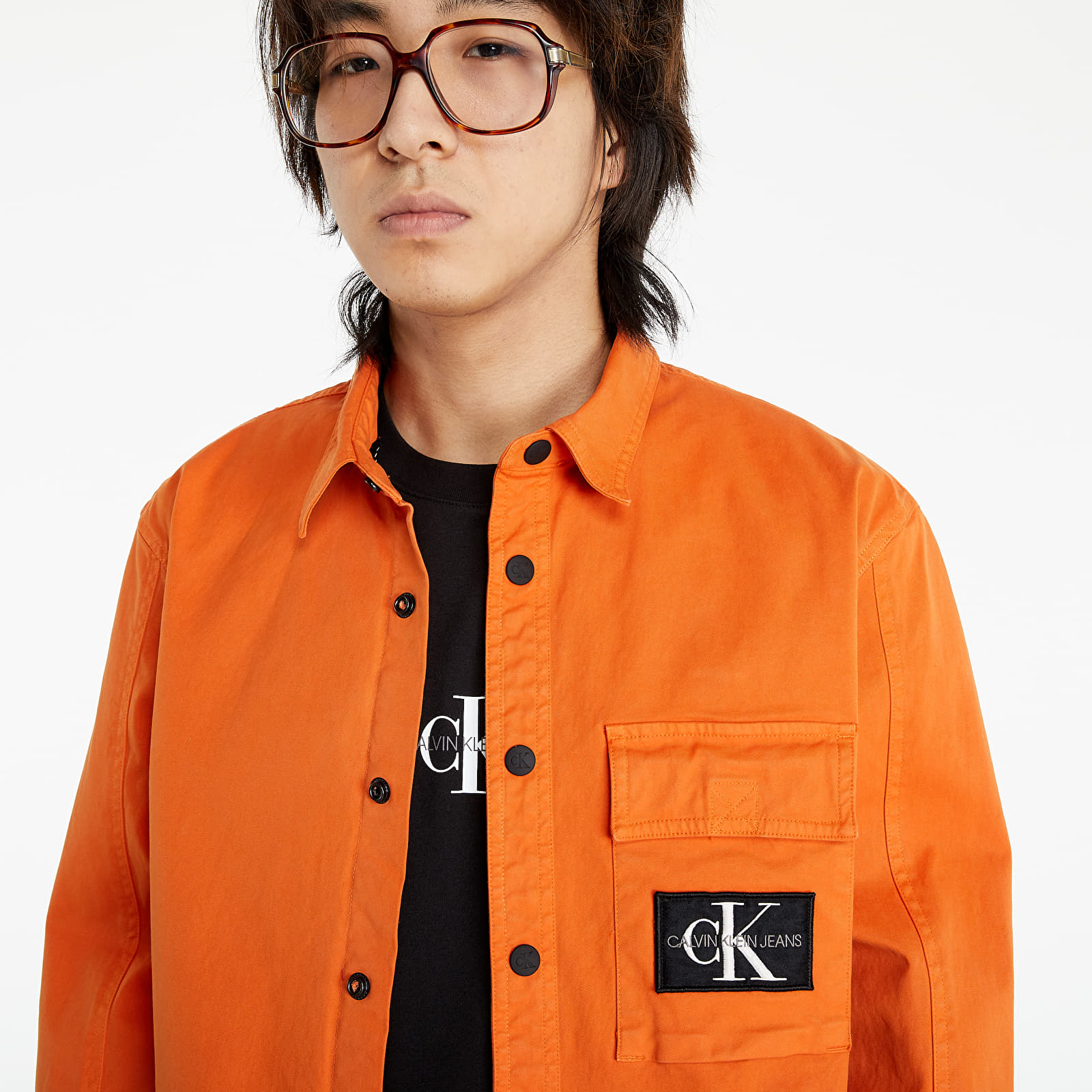 Jackets Calvin Klein Jeans GMD Shirt Rusty Orange Footshop