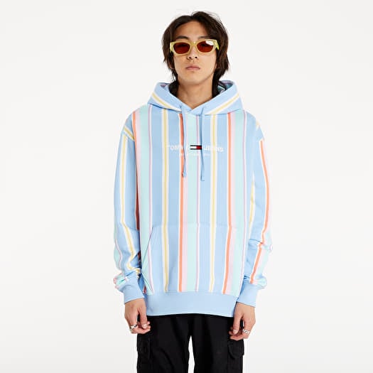 Tommy jeans striped hoodie cheap