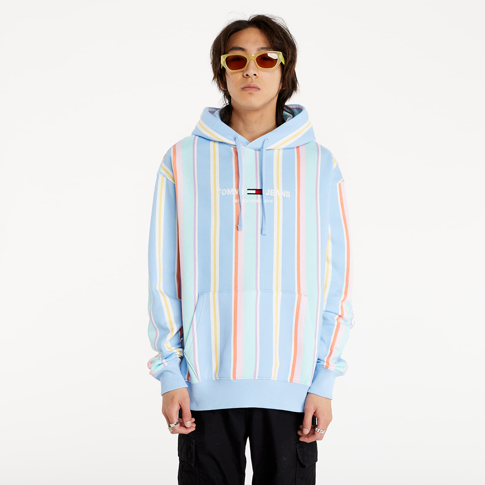 Tommy jeans rainbow sale sweatshirt