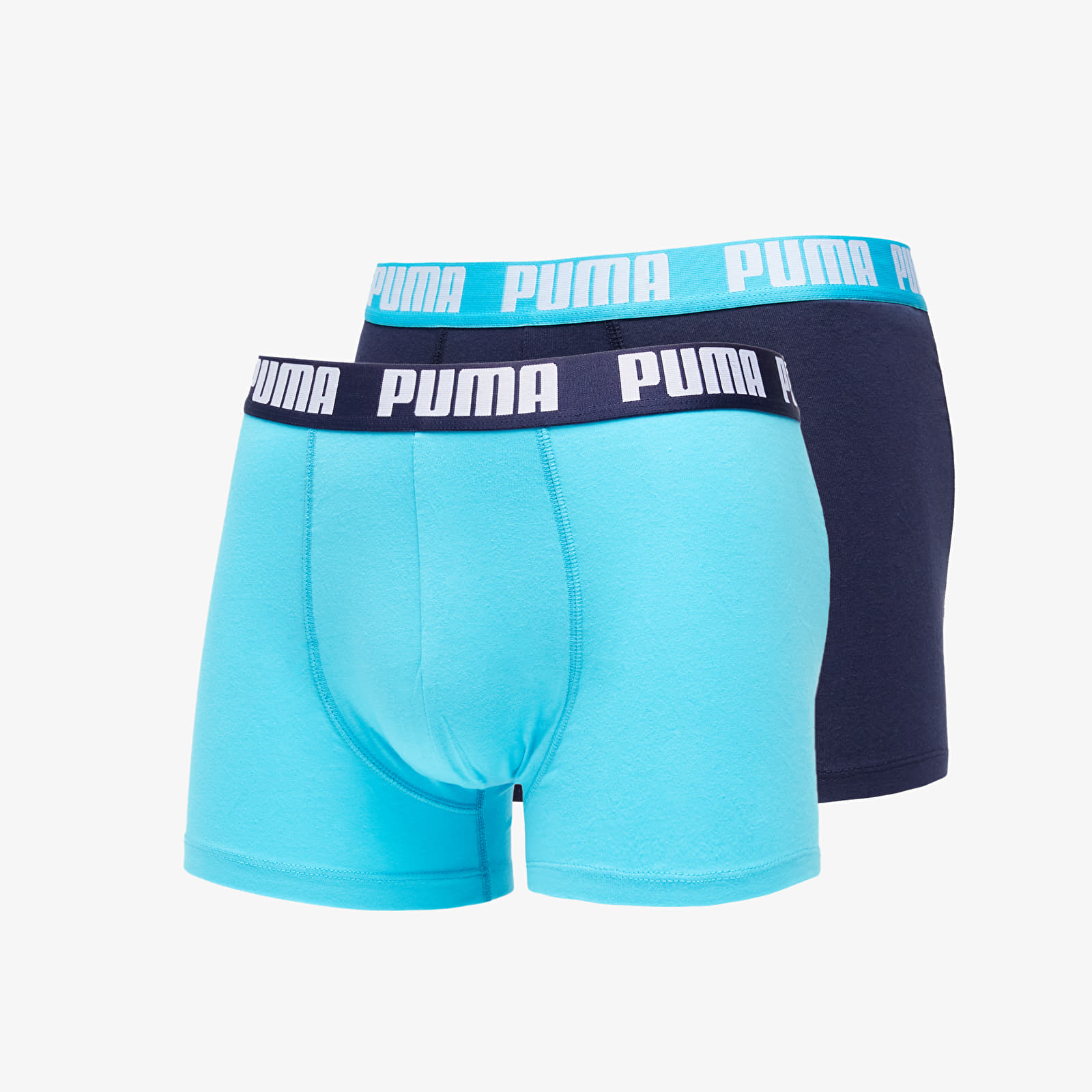 Levně Puma 2 Pack Basic Boxers Aqua Blue