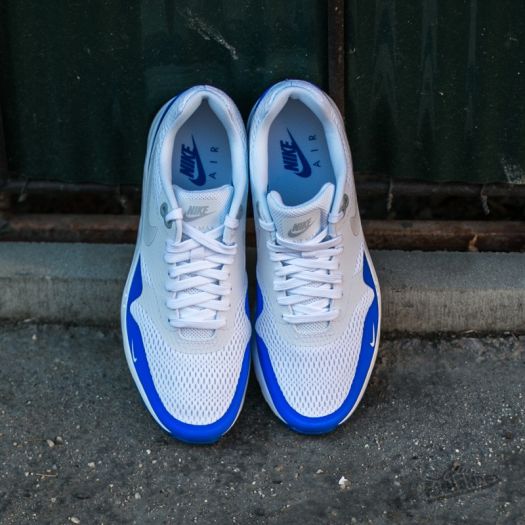 Nike air max 1 premium pure platinum racer blue shop