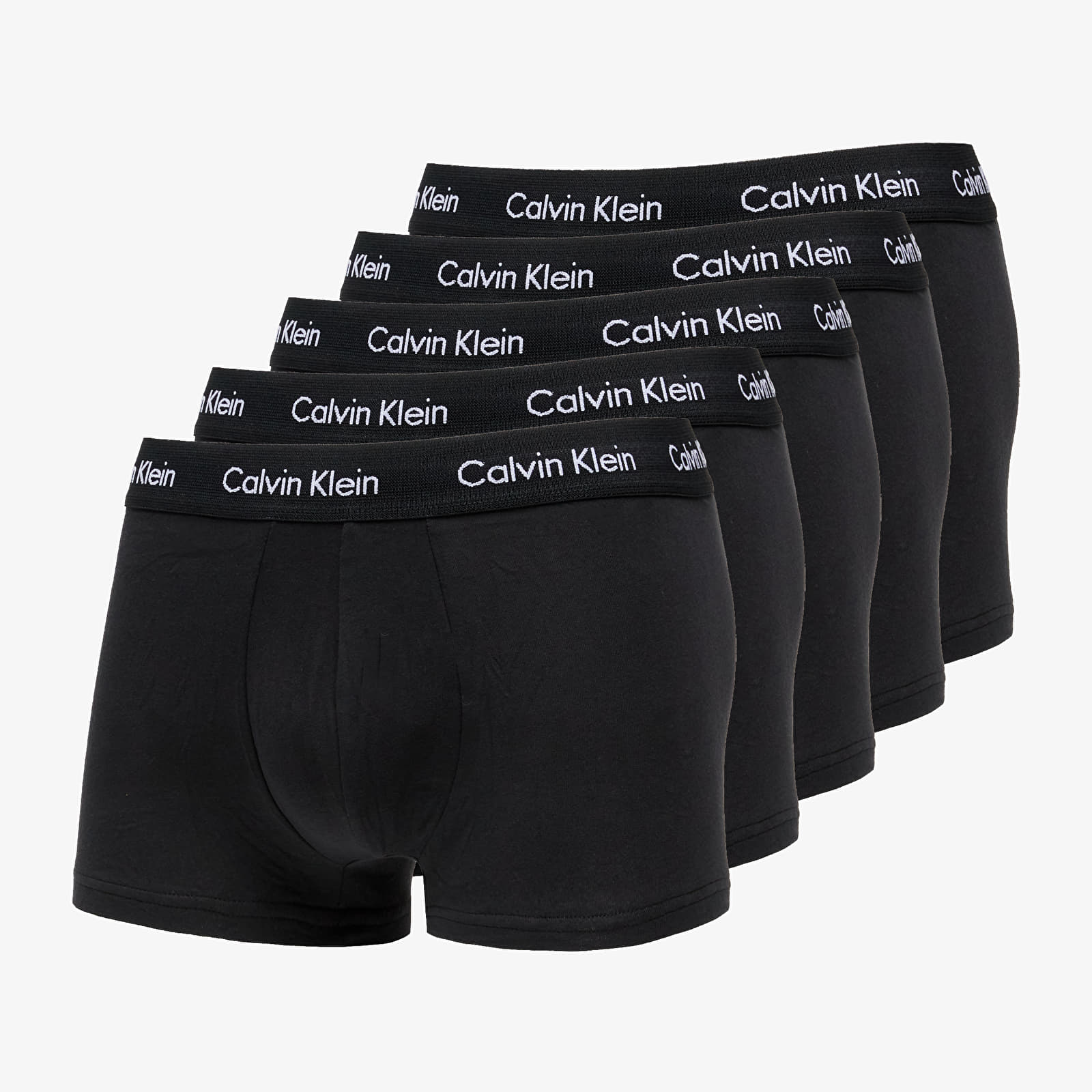 Boxerky Calvin Klein 5Pack Low Rise Trunks Black