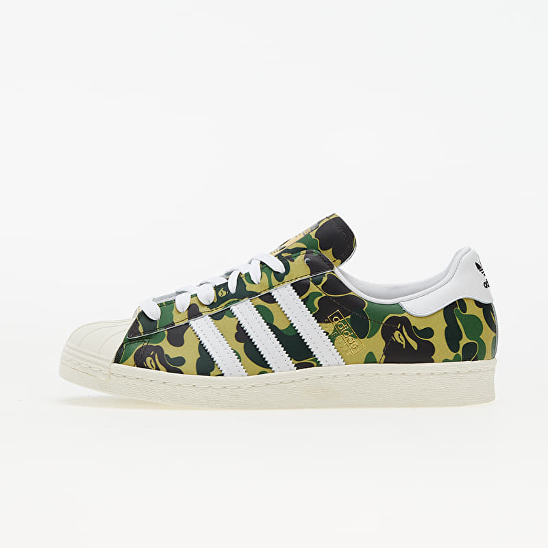 adidas x Bape Superstar 80s Off White/ Ftwr White/ Gold Met