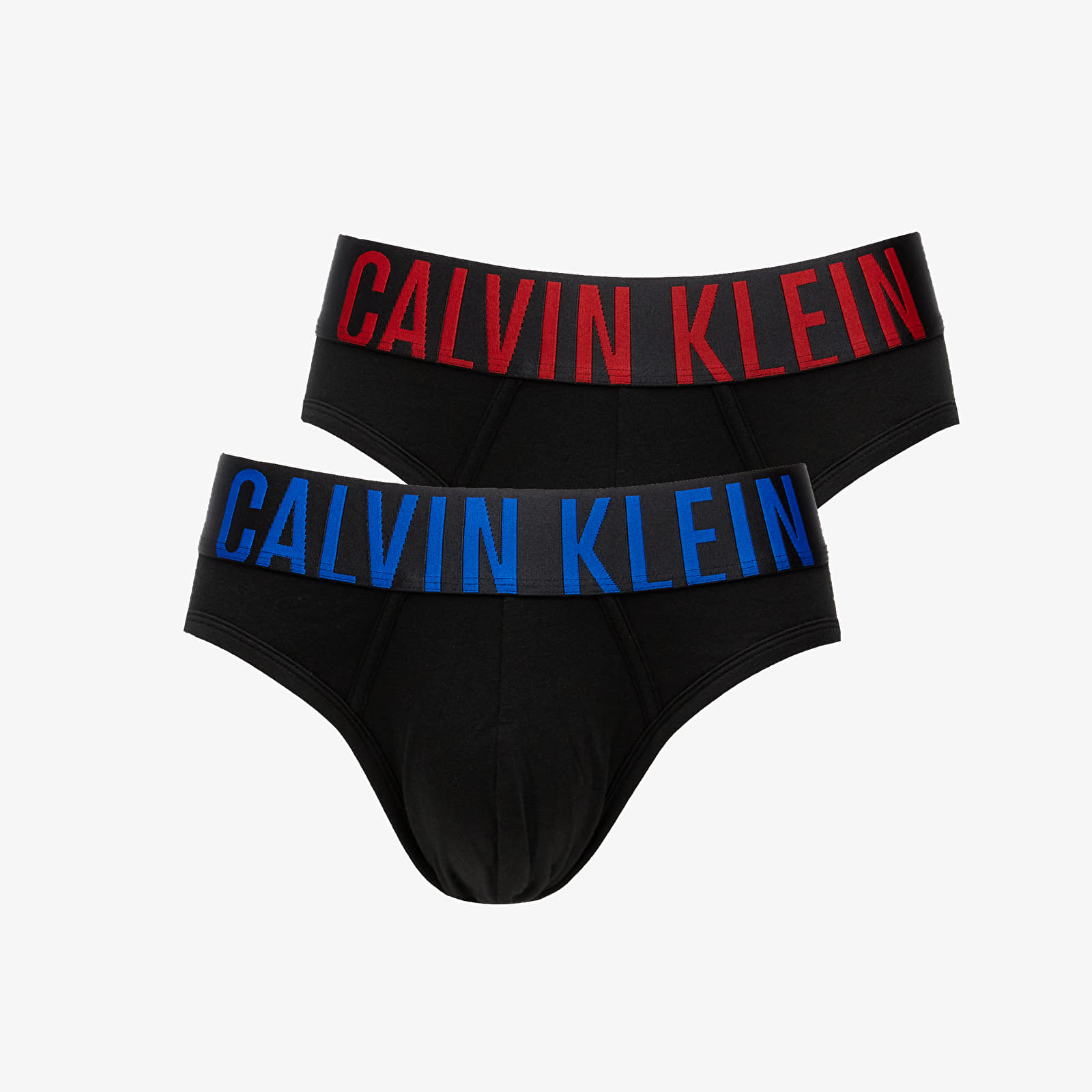 Unterhosen Calvin Klein 2 Pack Hip Briefs Black/ Mulberry/ Kettle Blue