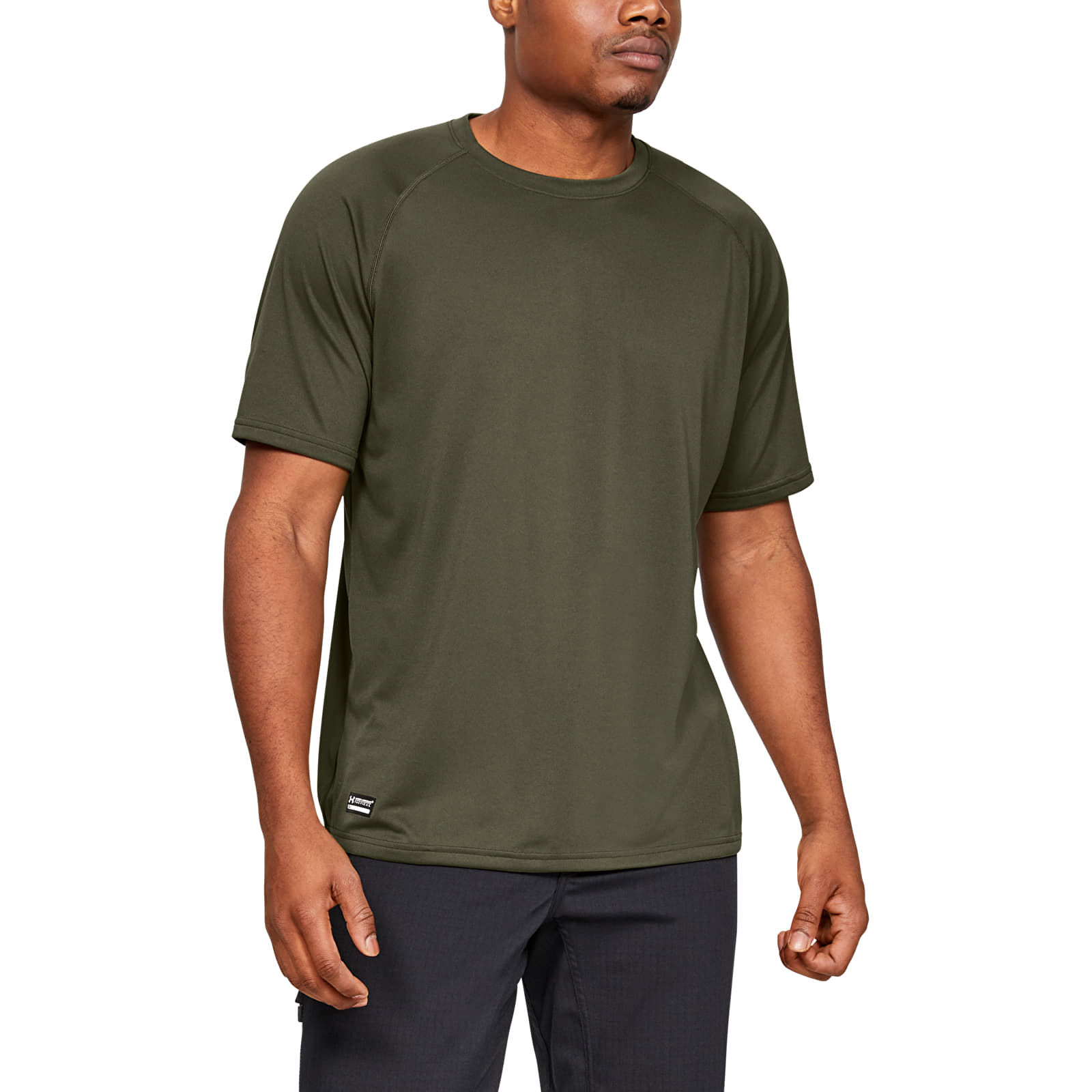 Magliette Under Armour Tac Tech T Marine Od Green/ Clear