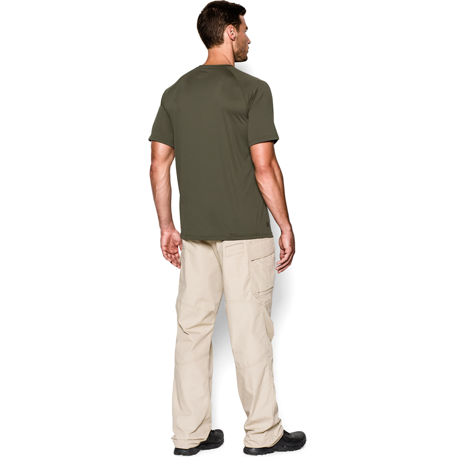 Magliette Under Armour Tac Tech T Marine Od Green/ Clear