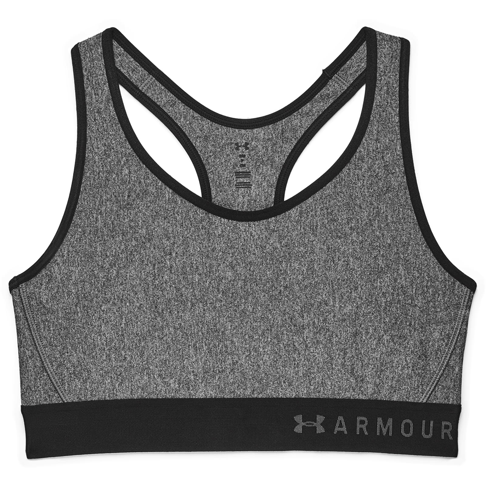 BHs Under Armour Mid Keyhole Heather Bra Gray