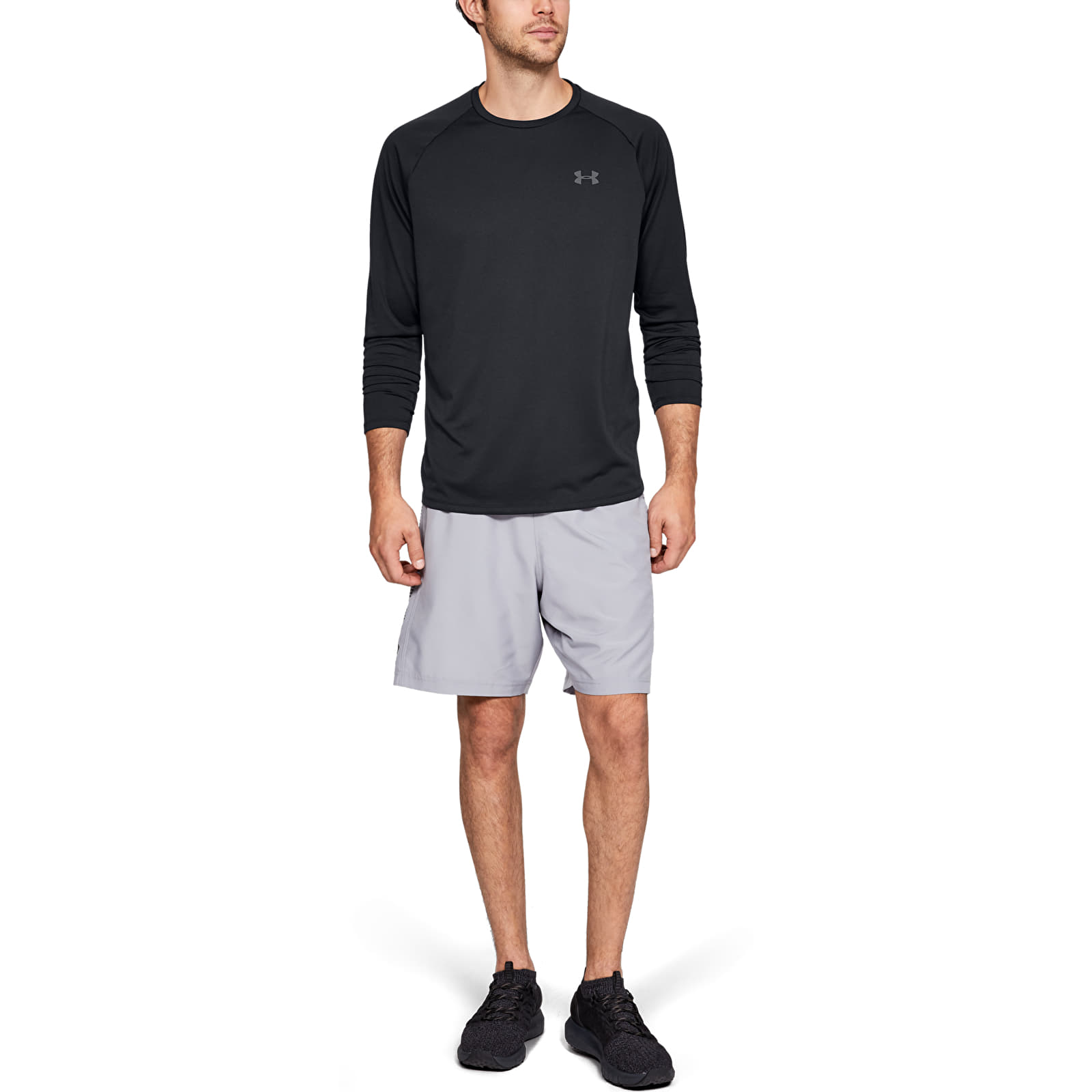 Majice T-shirt Under Armour Tech 2.0 LS Black