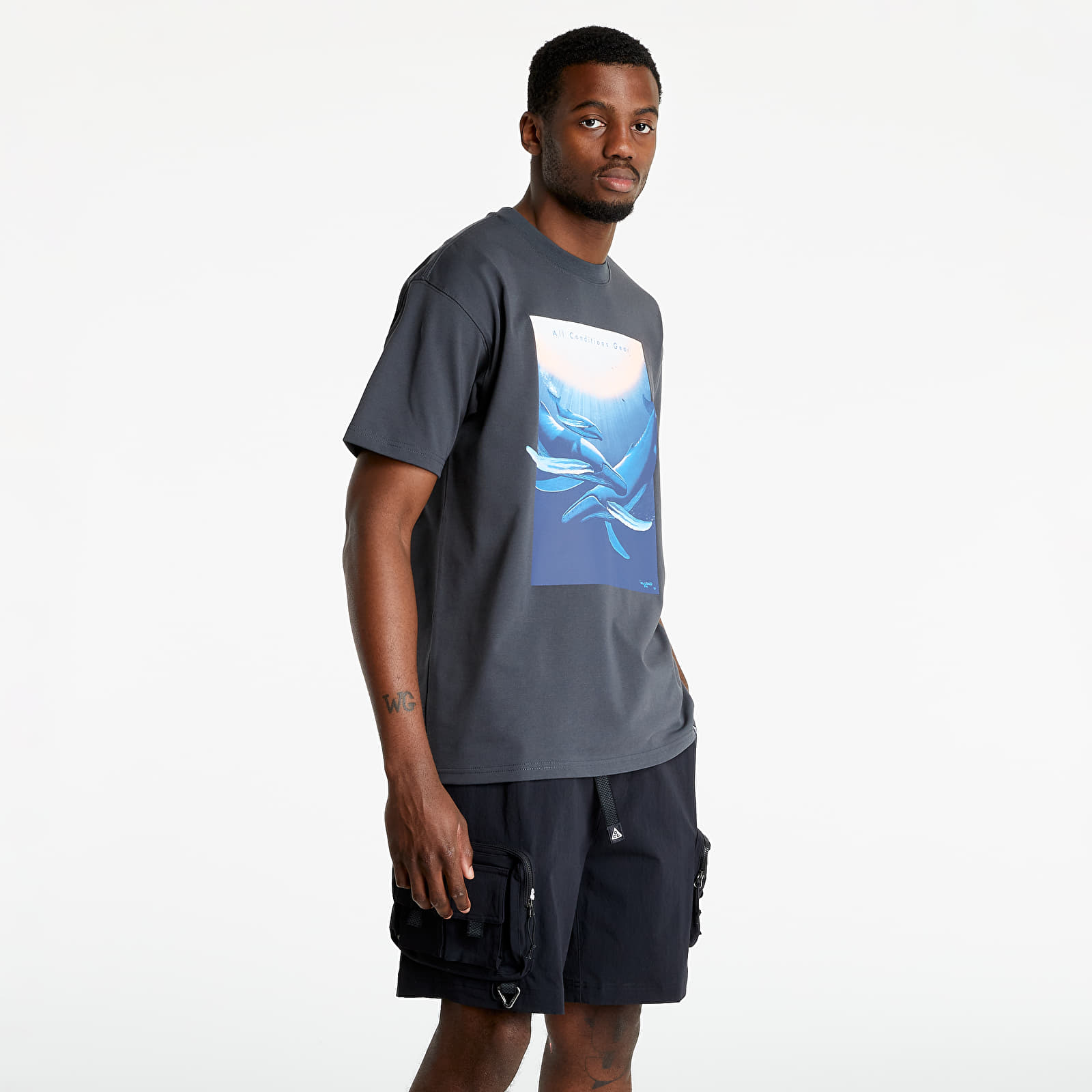 T-shirts Nike NRG ACG SS Tee Wyland Dk Smoke Grey | Footshop