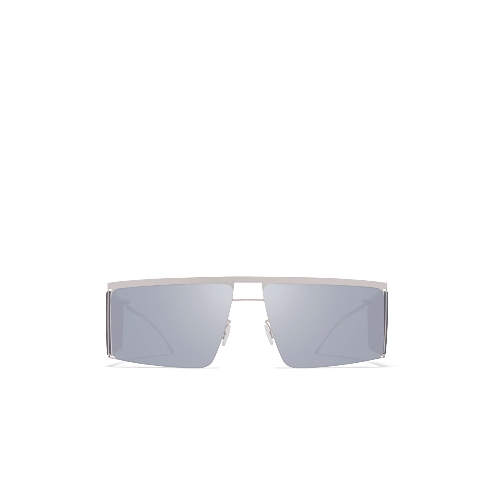 Ochelari de soare MYKITA x Helmut Lang Soft Grey Sides Sunglasses Silver Flash