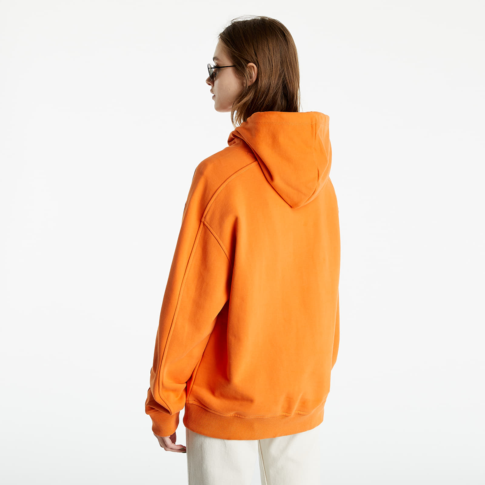 Orange calvin klein best sale hoodie