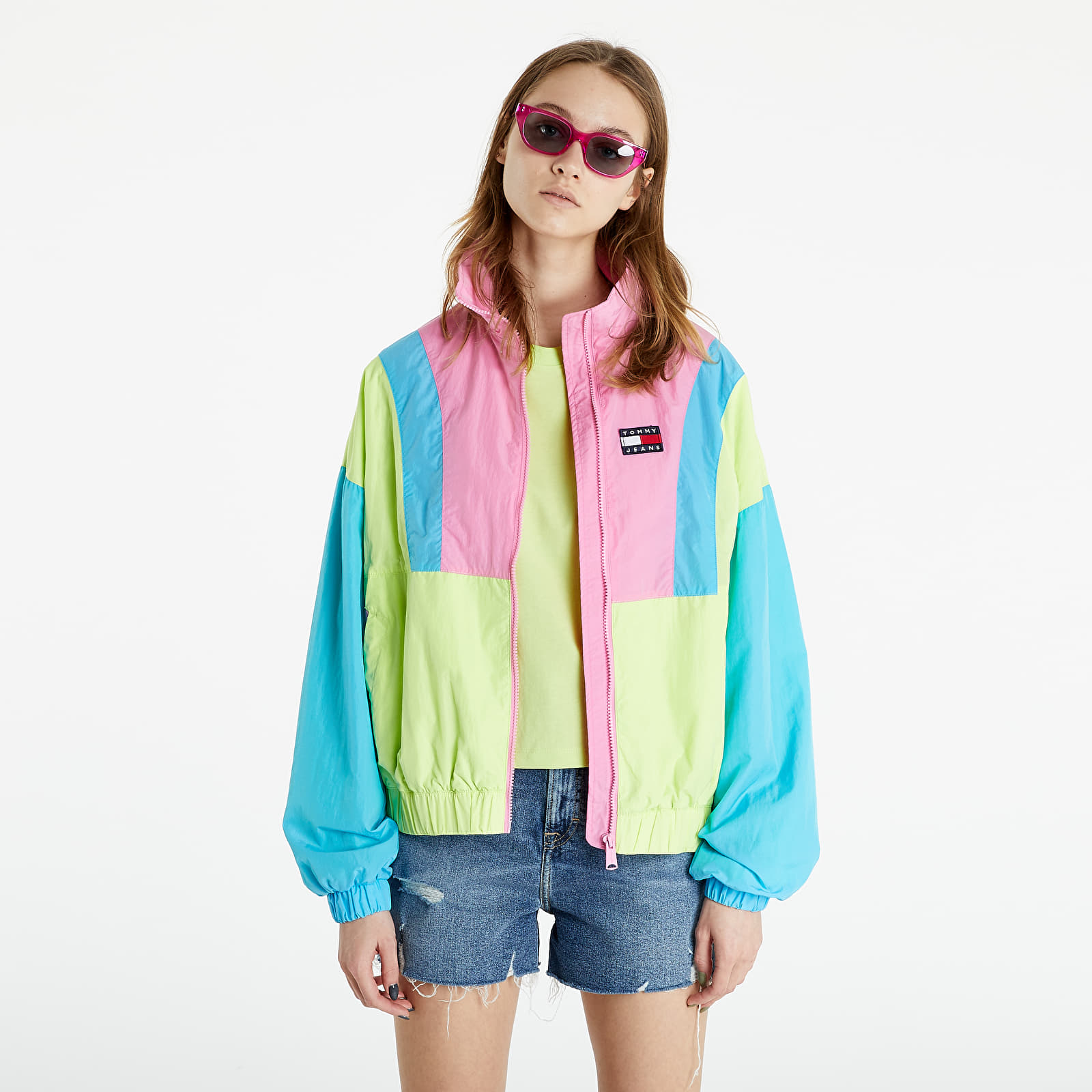 Tommy jeans colour block jacket hot sale