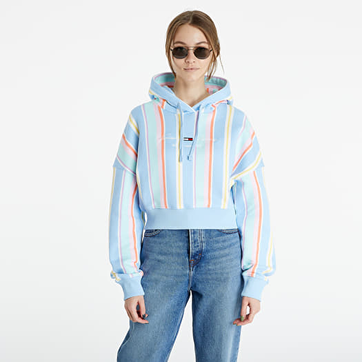 Tommy jeans stripe logo sweatshirt clearance