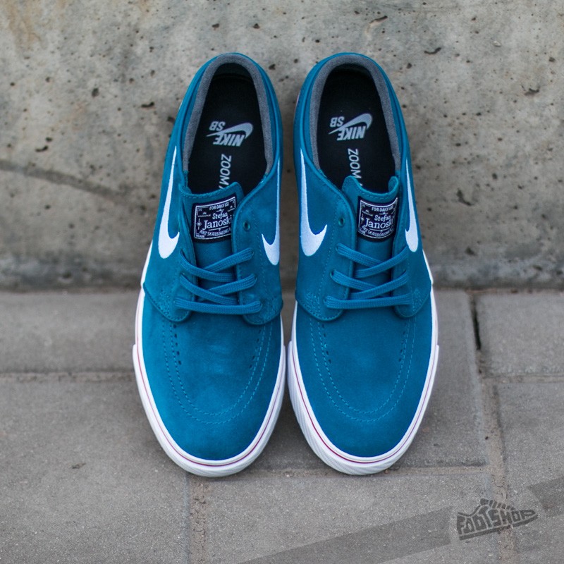 Pánské tenisky a boty Nike Zoom Stefan Janoski Green Abyss/ White-University Red-Black