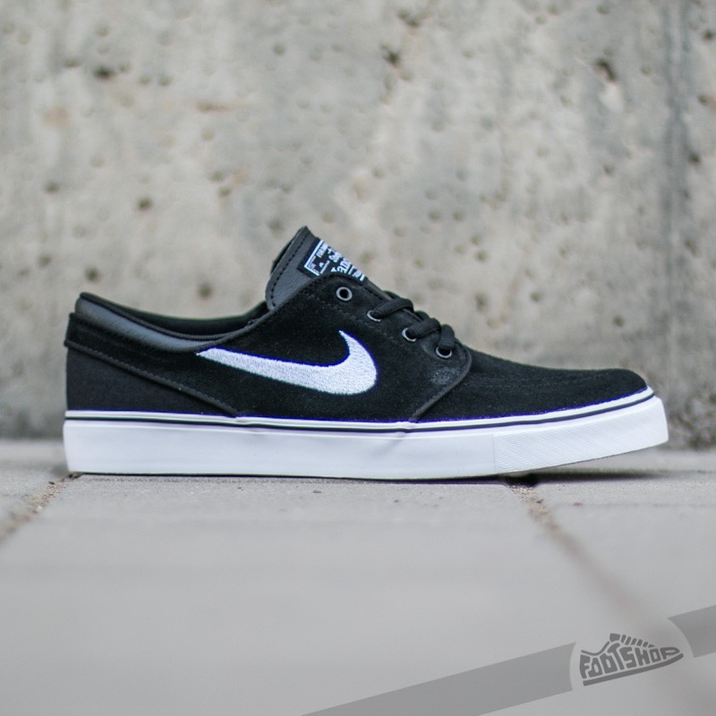 Дамски кецове и обувки Nike Stefan Janoski (GS) Black/ White-Gum Med Brown