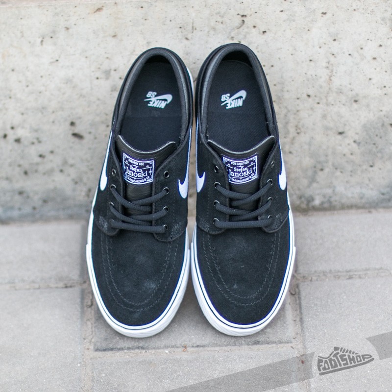Дамски кецове и обувки Nike Stefan Janoski (GS) Black/ White-Gum Med Brown