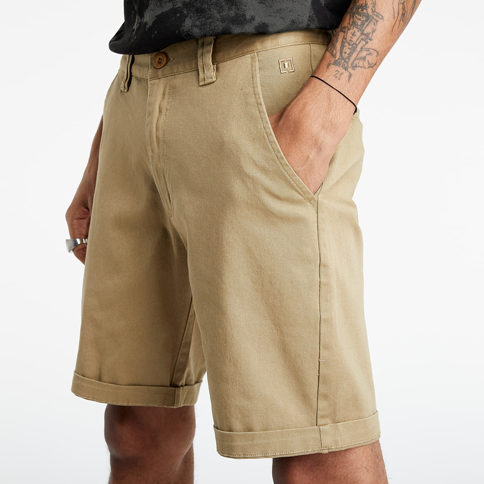 Pantaloni scurți Horsefeathers Macks Shorts Sand - 1 | YEO