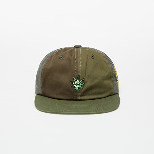 満点の Contrast Green Easy HUF Caps 6 Footshop | Multi Hat Panel 帽子