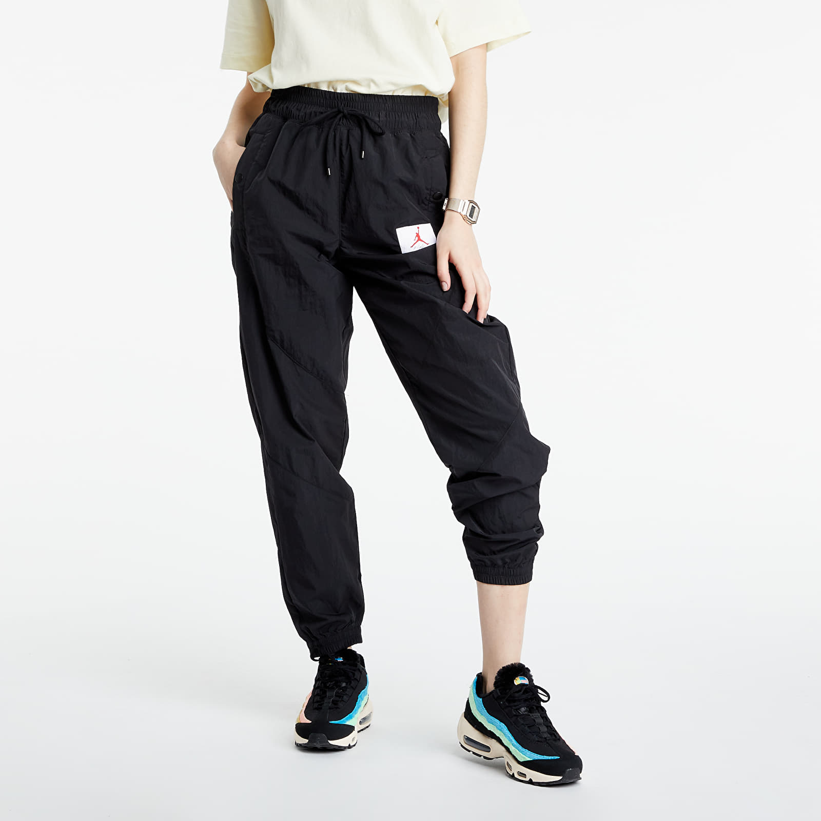 Kalhoty Jordan Woven Pants Black