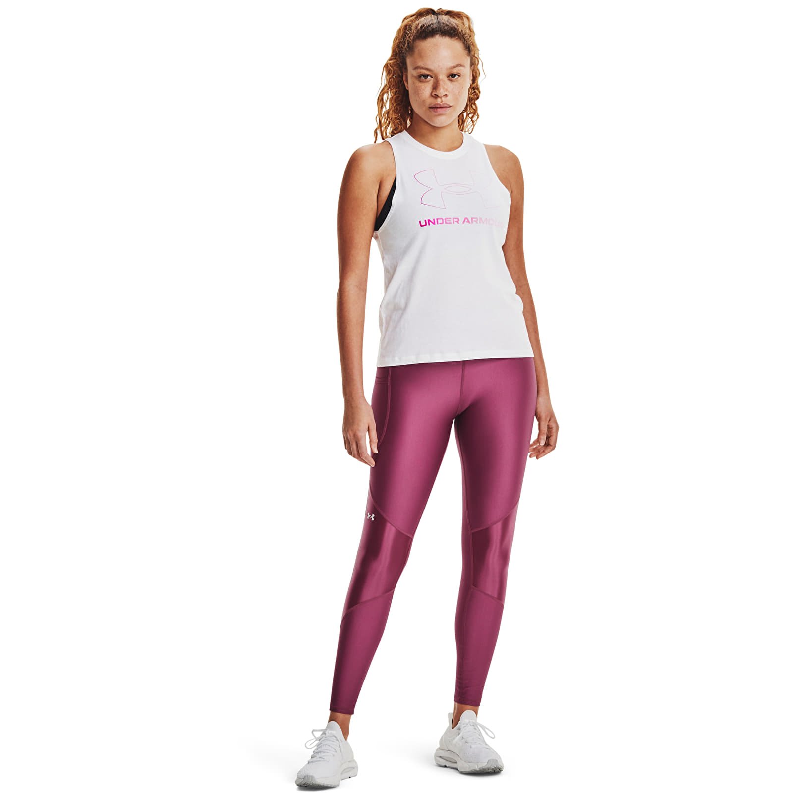 Canotta Under Armour Live Sportstyle Graphic Tank White