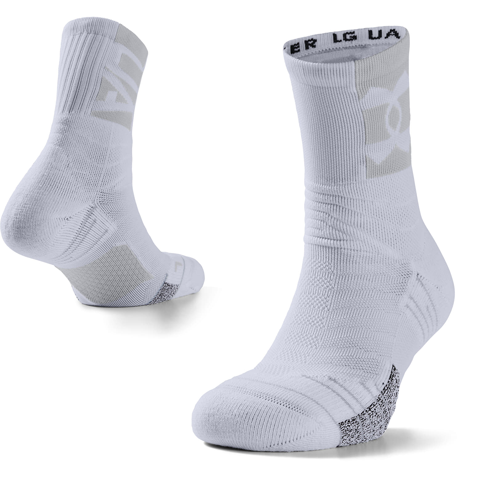Chaussettes Under Armour Playmaker Mid-Crew White