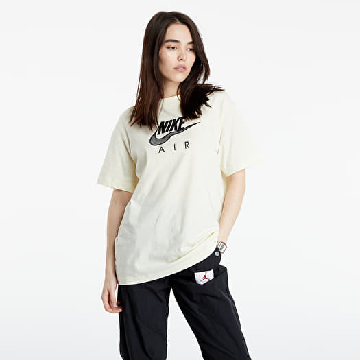 T-shirts Nike Sportswear W Air Bf Top Coconut Milk/ Black Footshop