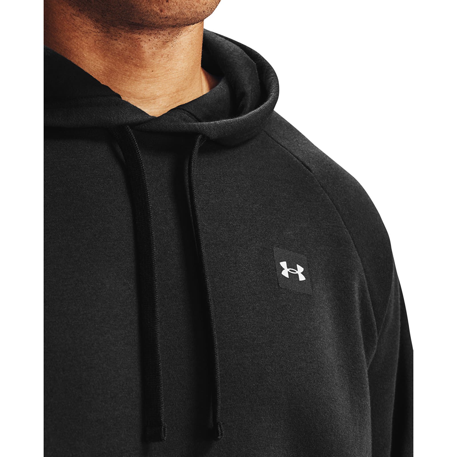 Hanorac Under Armour Rival Fleece Hoodie Black/ Onyx White - 1 | YEO