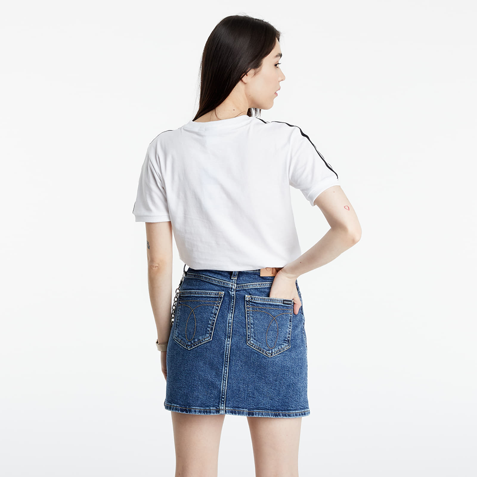 T-shirts adidas Adicolor Classics 3 Stripes Tee White