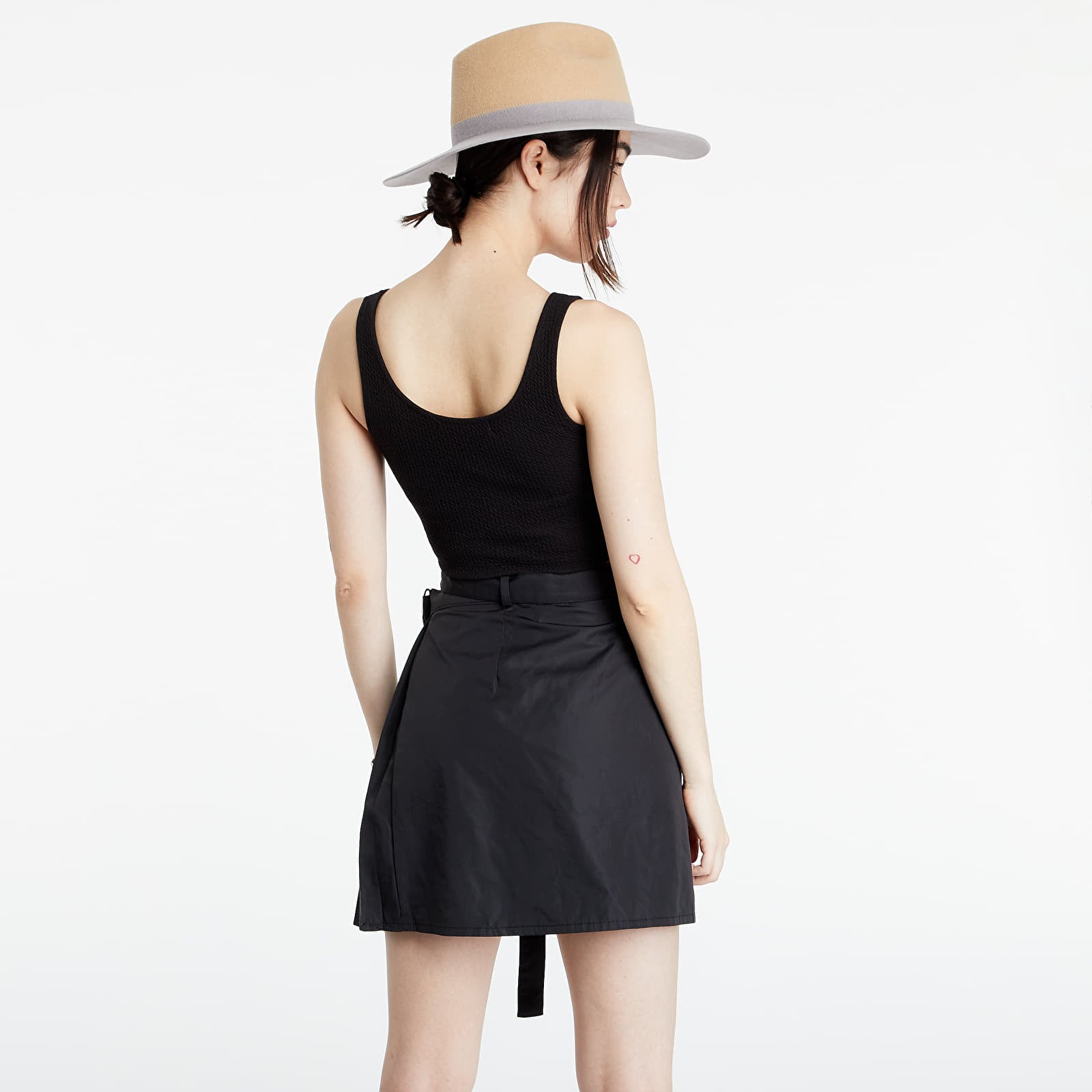 Топове Calvin Klein Jeans Stretch Rib Cropped Top Black