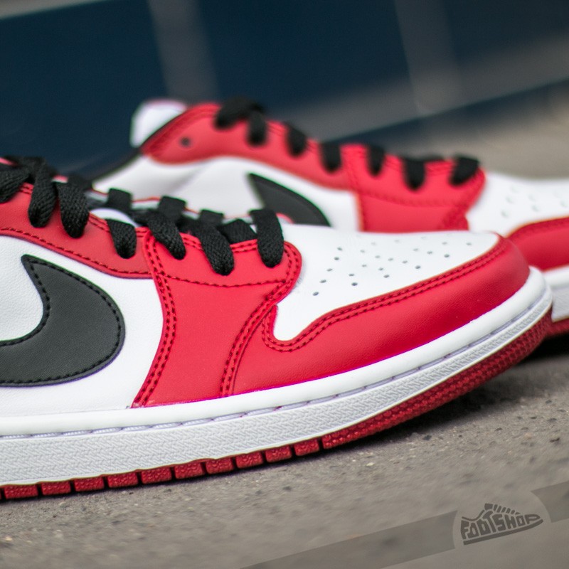 Sko til mænd Air Jordan 1 Retro Low OG Varisity Red/ Black-White