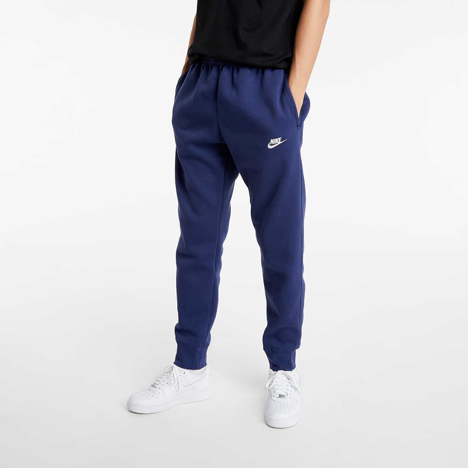 Hosen und Jeans Nike Sportswear Club Joggers BB Midnight Navy/ Midnight Navy/ White