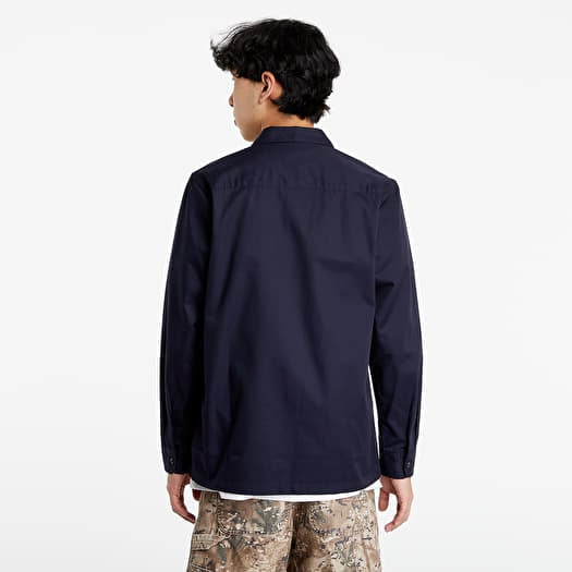カーハートワークシャツ　MASTER SHIRT - Dark Navy Carhartt WIP Master Shirt - Dark Navy - Clothing from Fat