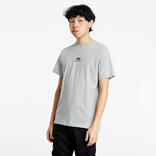 T-shirts homme Helly Hansen Yu20 Logo T-Shirt Grey Melange | Footshop