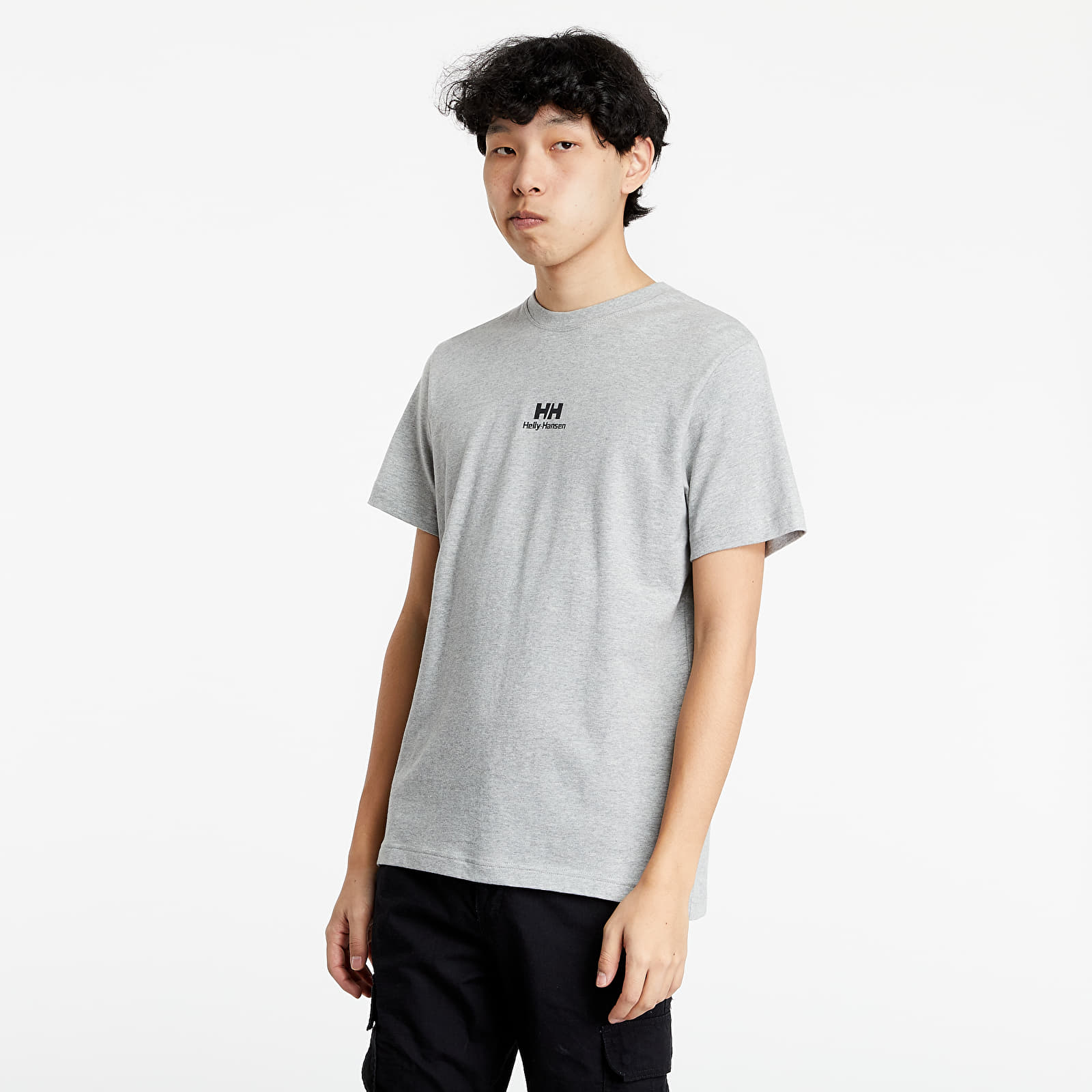 Camisetas de hombre Helly Hansen Yu20 Logo T-Shirt Grey Melange