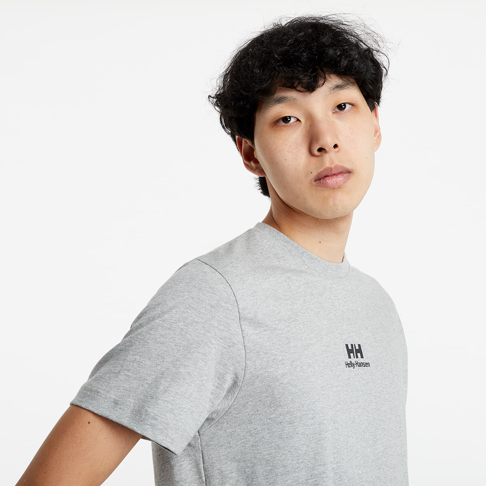 Camisetas de hombre Helly Hansen Yu20 Logo T-Shirt Grey Melange