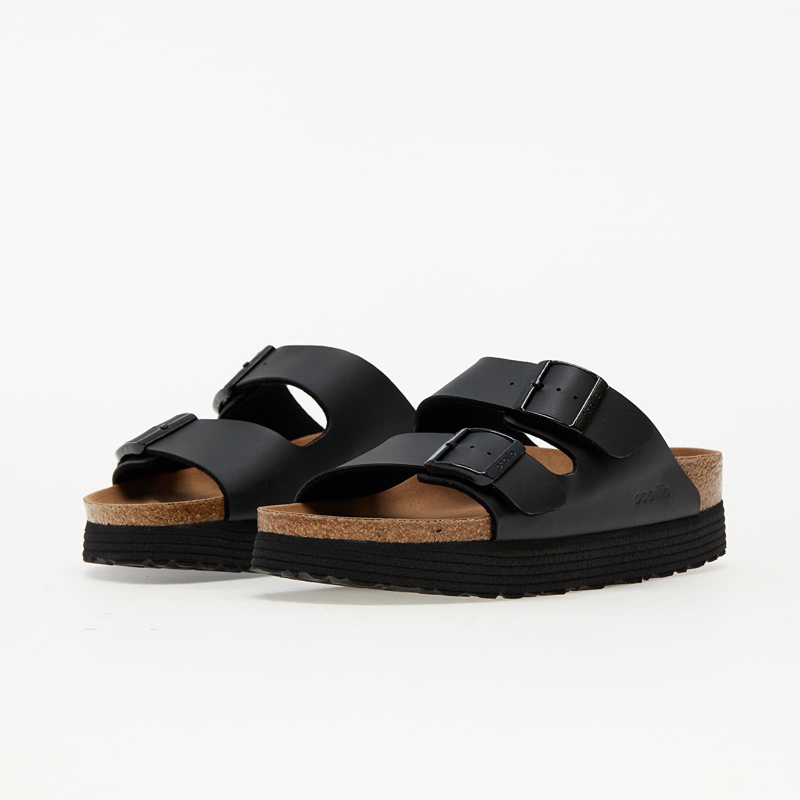 靴 honobono BIRKENSTOCK papillio Papillio Arizona Platform Vegan stone coin Birko-Flor by Birkenstock