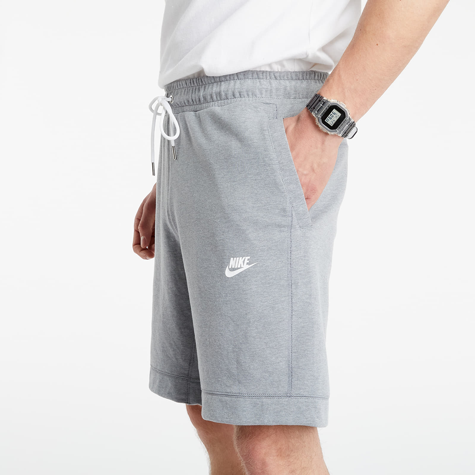 Korte broeken Nike Sportswear Modern Short Fleece Particle Grey/ HTR/ Ice Silver/ White