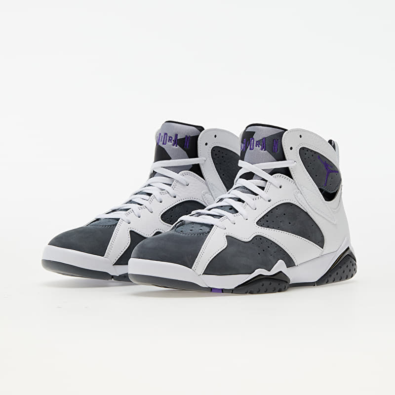 Air Jordan 7 Retro White/ Varsity Purple-Flint Grey-Black | Footshop