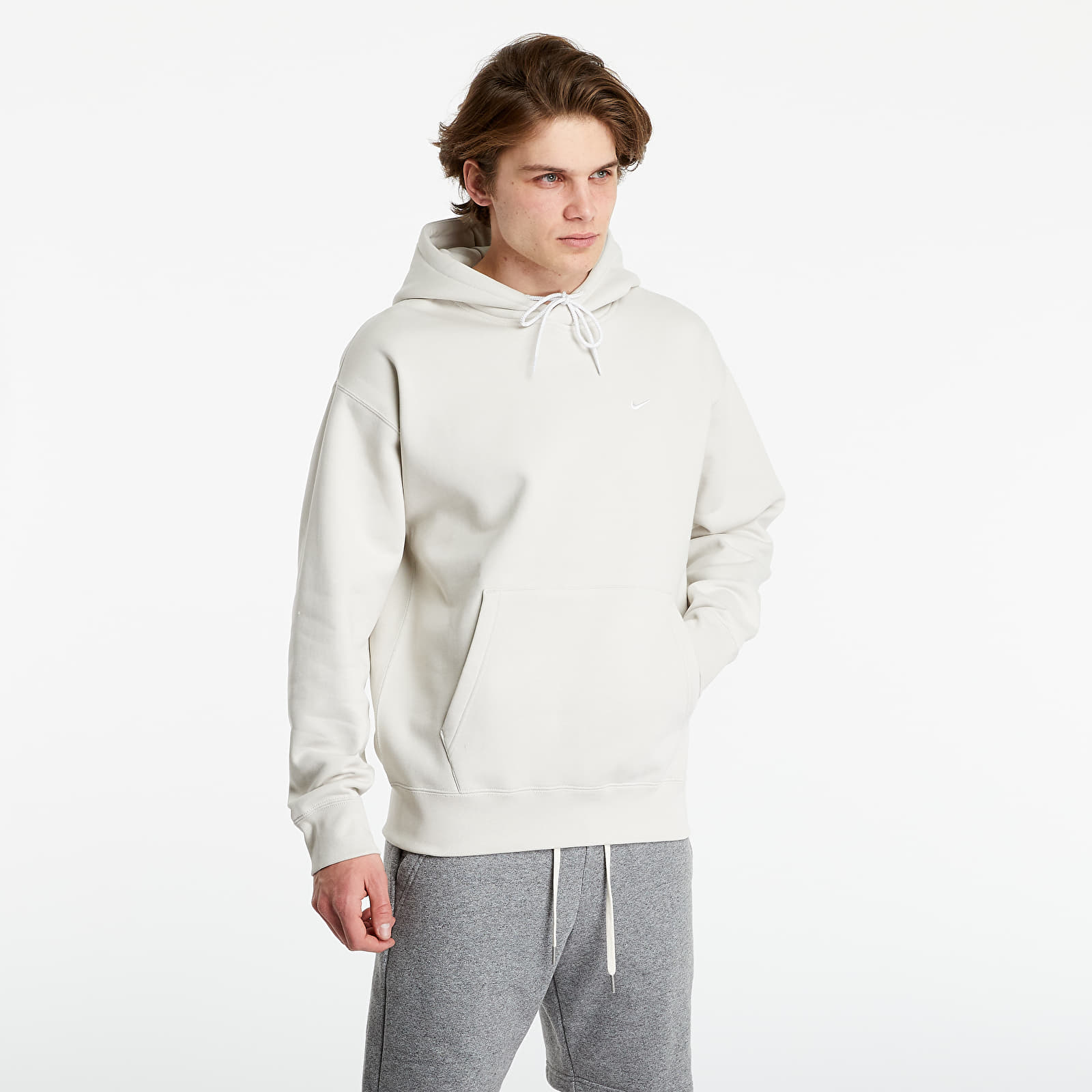 Hoodies and sweatshirts NikeLab Men s Fleece Hoodie Light Bone