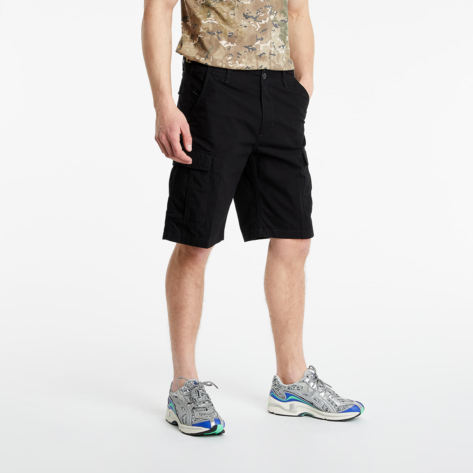 Šortky Carhart WIP Aviation Shorts Black
