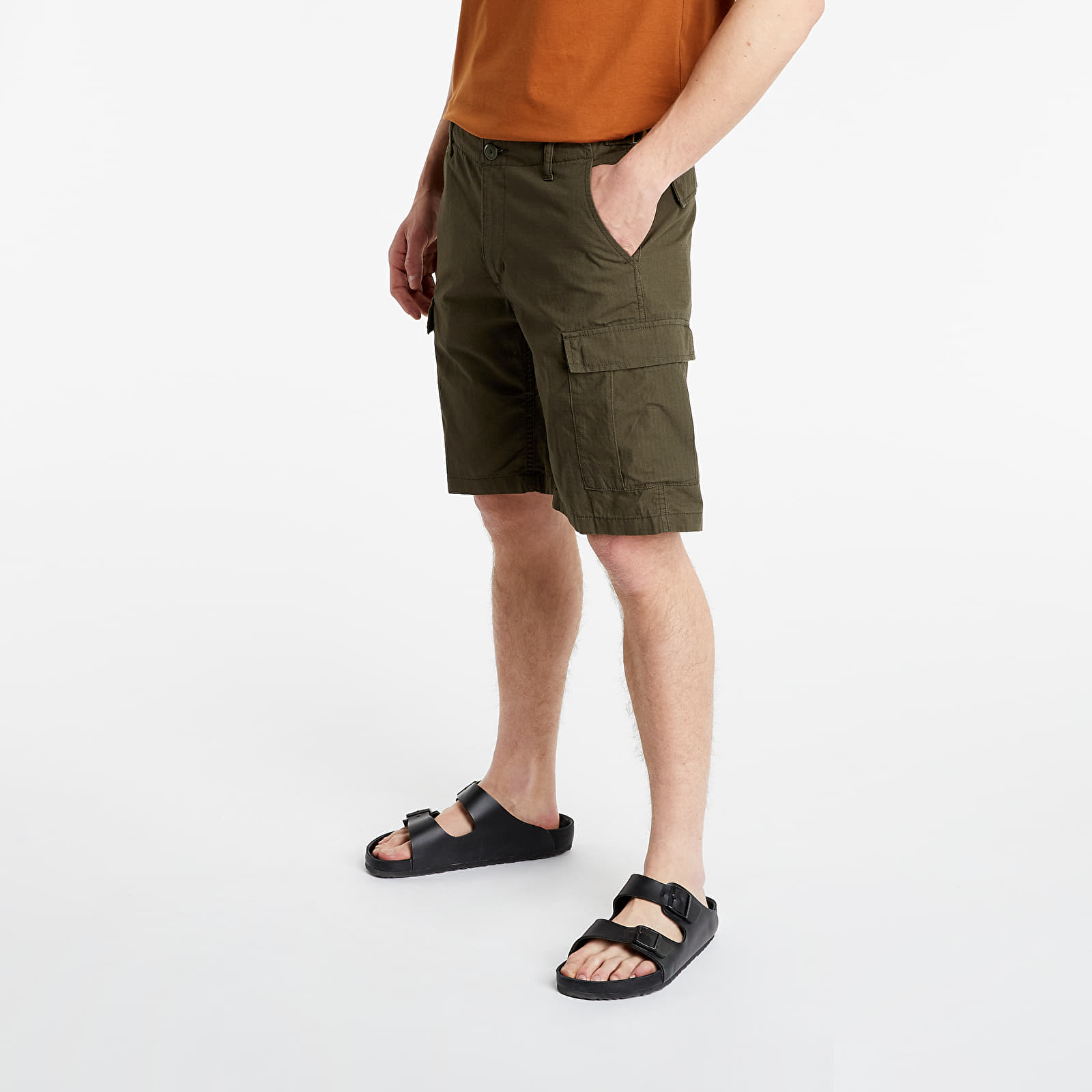 Pantaloni scurți Carhartt WIP Aviation Short Cypress Rinsed - 1 | YEO