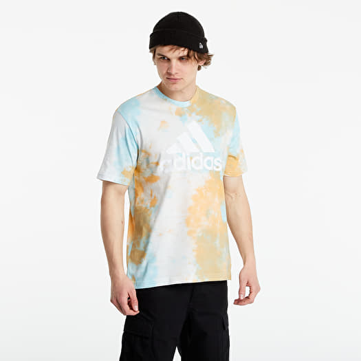 T-shirts adidas Tie-Dyed Inspirational Tee Hazy Orange/ Hazy Sky