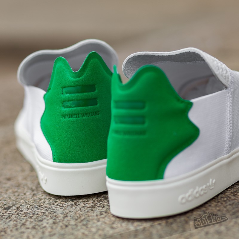 Pánské tenisky a boty adidas Elastic Slip On Pharrell Williams Ftw White/ Ftw White/ Green