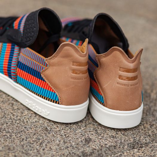 Men s shoes adidas Elastic Lace Up Pharrell Williams Core Black Equipment Blue Color Red Footshop