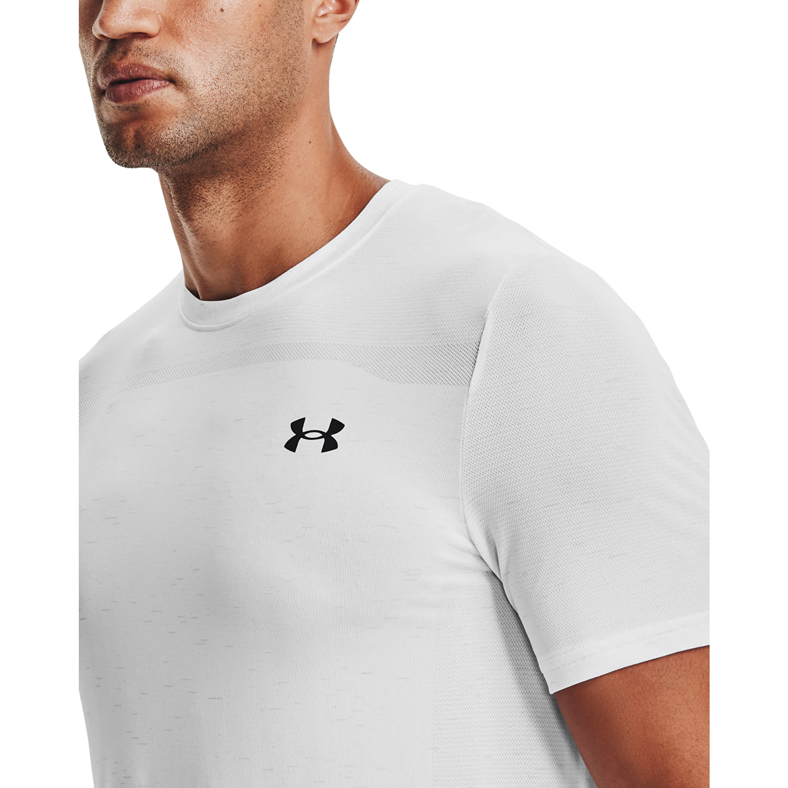 T-skjorter Under Armour Seamless SS Tee White
