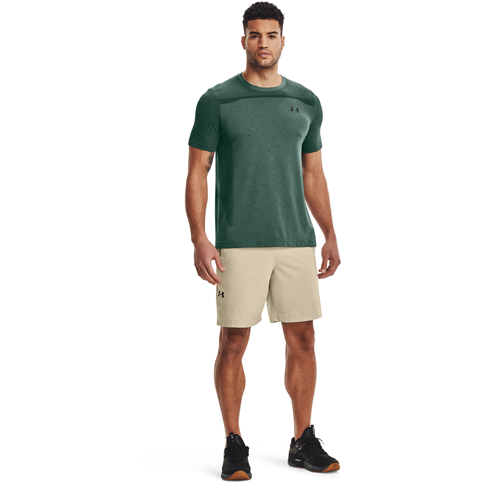 Футболки Under Armour Seamless SS Tee Green (1361131-370) | Footshop